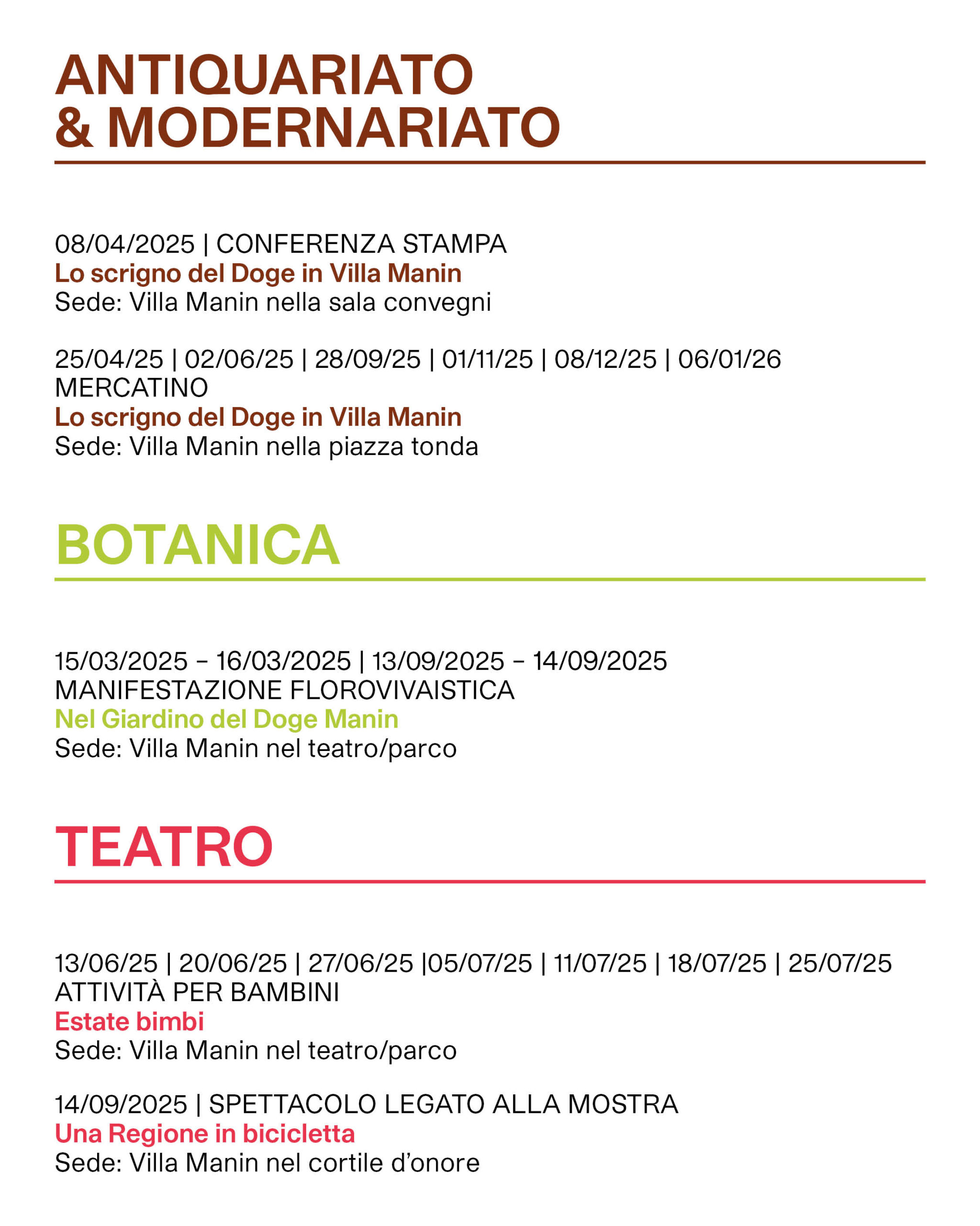 Calendario eventi ERPAC parte 7